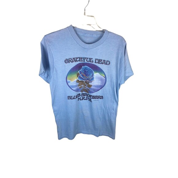 RARE VTG Grateful Dead NRPS NYE Winterland 1978 Tour Concert T-Shirt Blue S/M - Picture 1 of 6